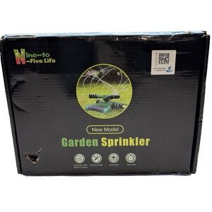 Nine to five life garden sprinkler New Open Box